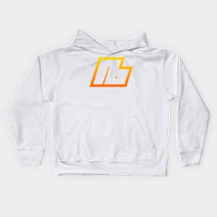 Capricorn Gold Gradient Outline Kids Hoodie